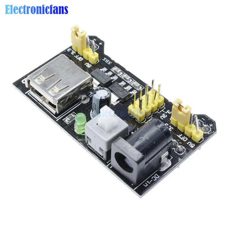 Модуль питания MB102 макетная плата 3 В 5 для Arduino регулятор напряжения DIY|module 5v|breadboard
