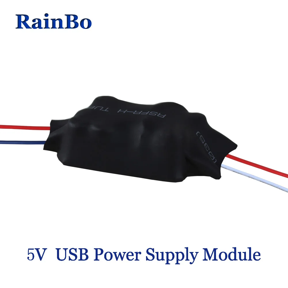RainBo 5 В USB источника питания модуль 2.1A мобильного телефона зарядки Вход AC100 ~ 240
