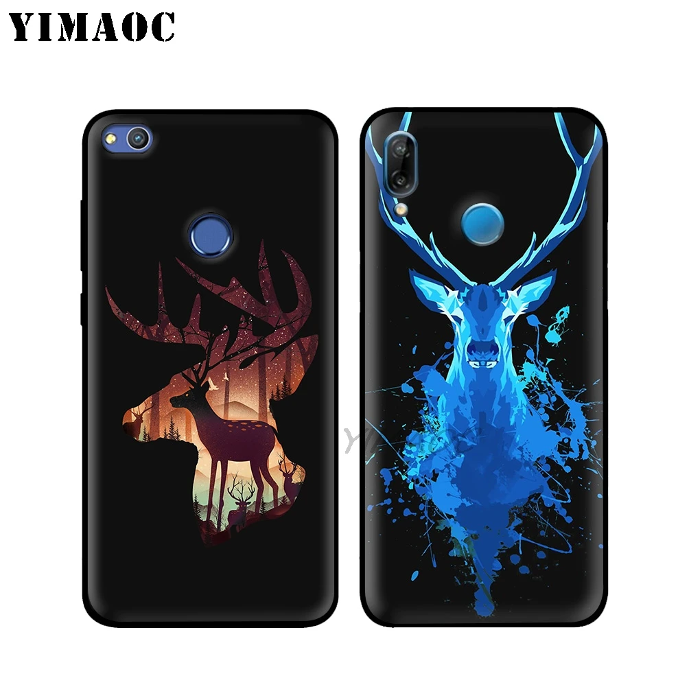 YIMAOC Утка Олень черный мягкий чехол для huawei Honor Коврики 20 9X Примечание 10 Pro 8X8 6A 7A 7X 7C