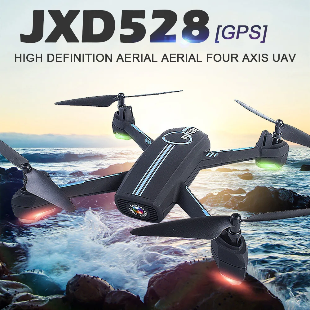 JXD528 GPS Радиоуправляемый Дрон WIFI FPV квадрокоптер с 720P HD камерой режим следования за