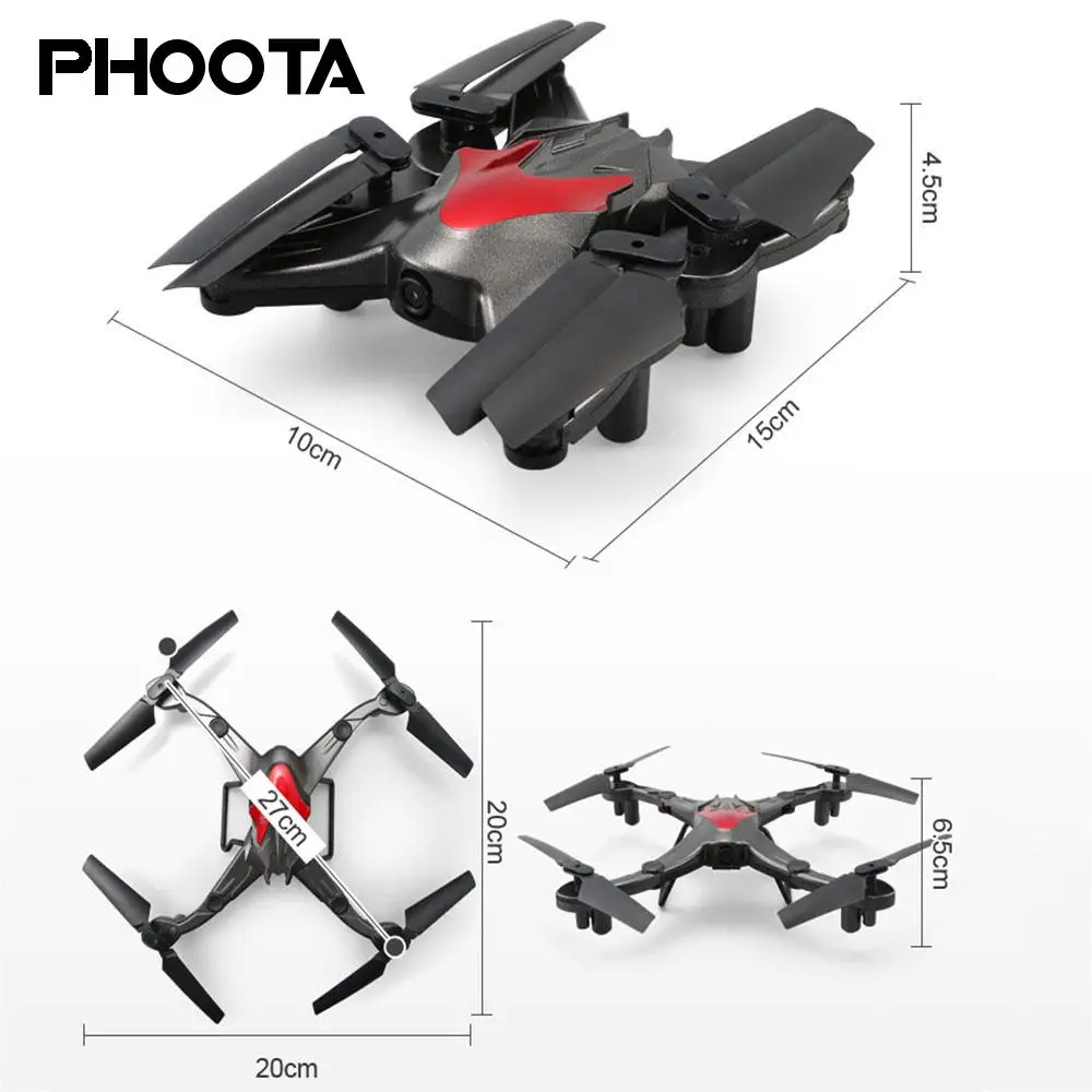 RC 2 4G 4CH 6-осевой 480P Дрон WIFI водонепроницаемый Hover Квадрокоптер складной игрушки |
