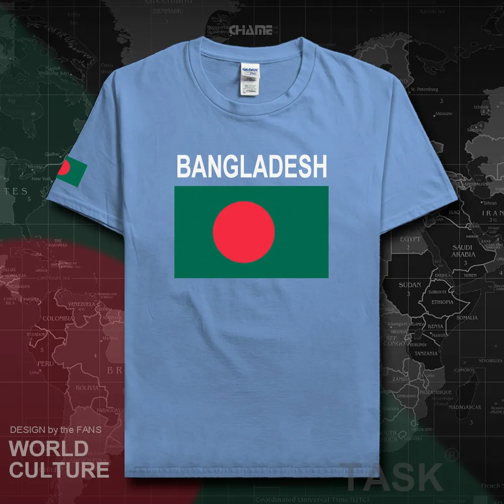 Bangladesh мужские футболки 2017 трикотажная футболка сборной страны хлопковая одежда