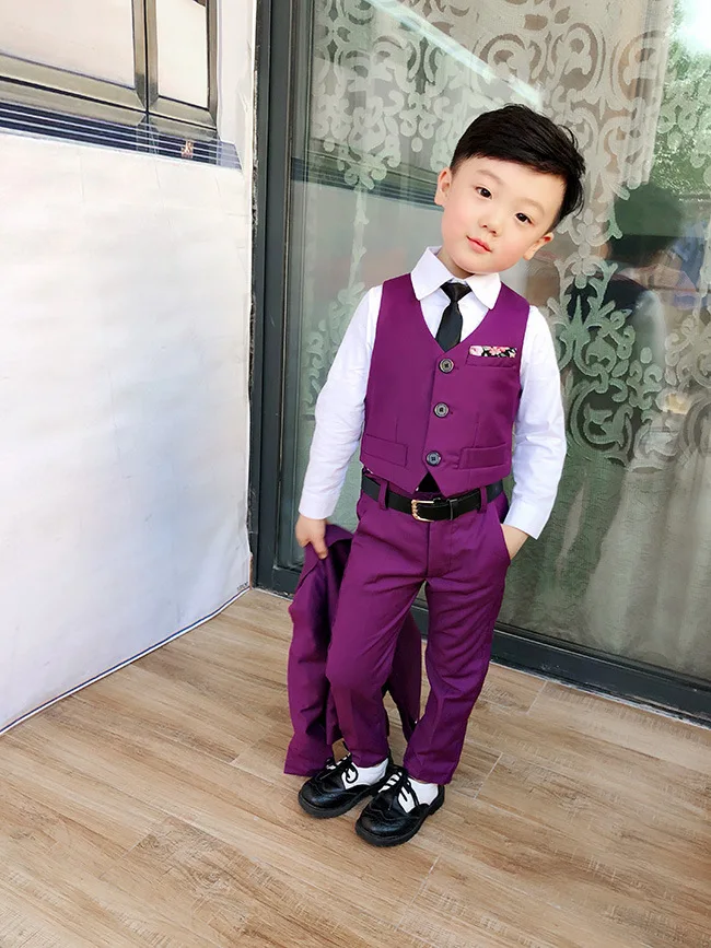 Летний костюм для мальчиков, костюм для маленьких мальчиков, enfant, garcon, брак Детский костюм для свадьбы, Блейзер, Костюмы на свадьбу для мальчика со смокингом для мальчиков 3 шт./компл