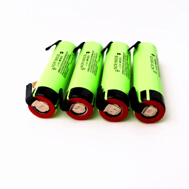 Высокоемкая оригинальная NCR18650B 3,7 V 3400mAh 18650 перезаряжаемая литиевая батарея для Panasonic батарея+ DIY никелевая деталь