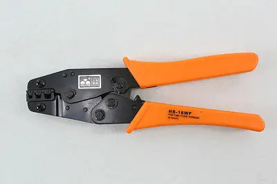 

For Insulated Terminals Ratchet Crimping Plier AWG 10-6 6-16mm HS-16WF KJ0