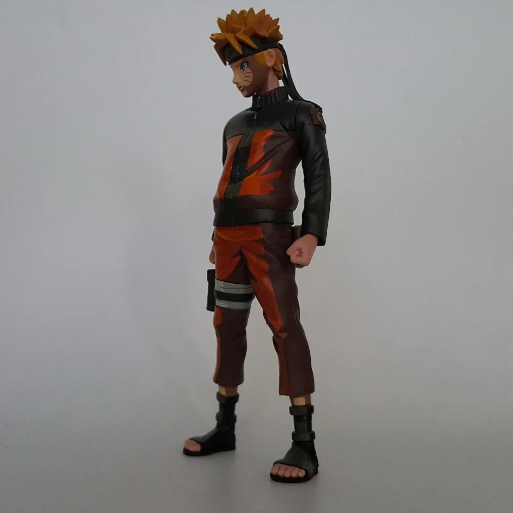 Экшн фигурки Naruto Мультяшные цветные Узумаки Наруто 260 мм ПВХ модель игрушки аниме