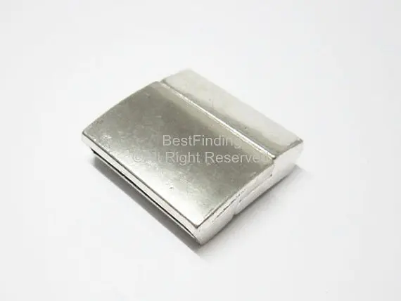 Классическая кожаная застежка для браслета размером 20x2 мм модель FC65|magnetic