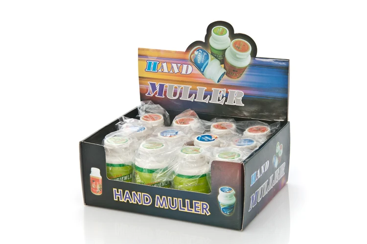 (12 шт./лот) бутылка для жевательной резинки измельчитель трав пластик с