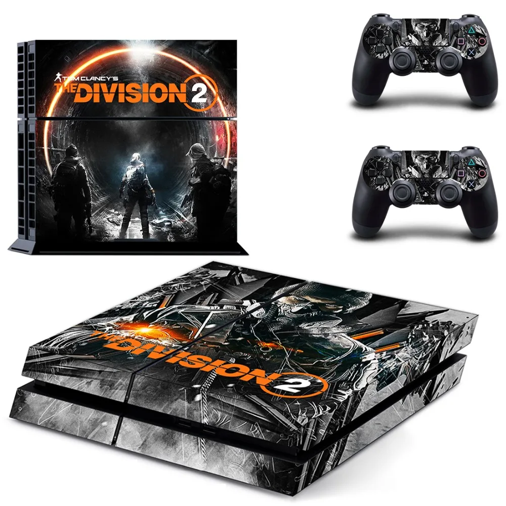 Виниловая наклейка для игровой консоли и контроллера PS4 Tom Clancys The Division 2 |