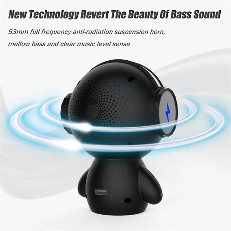 Интеллектуальный робот Bluetooth динамик с функцией внешнего аккумулятора