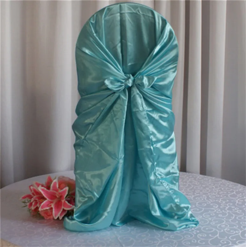 

Бесплатная доставка 100 шт Tiffany атласные чехлы для стульев для свадьбы чехлы для стульев Mariours вечерние украшения