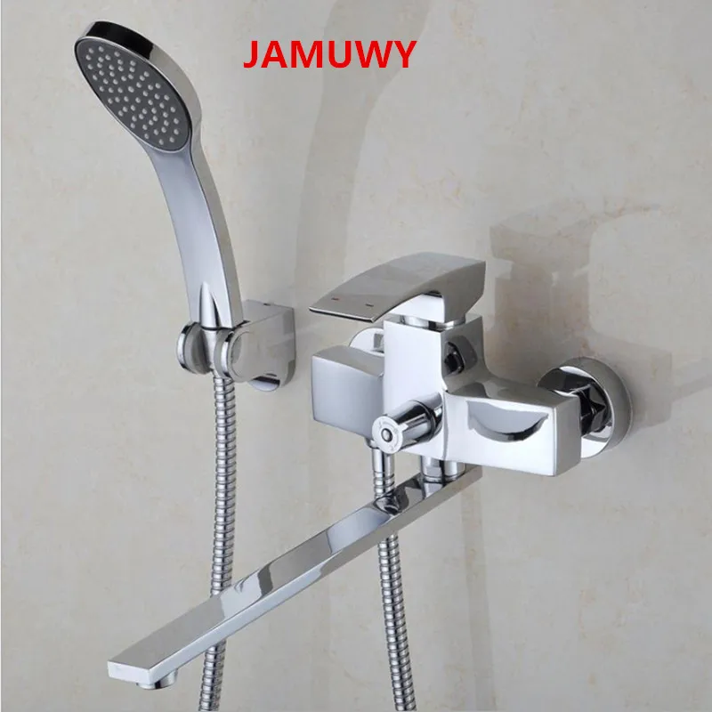JAMUWY ванная смеситель для душа Ванна системы горячей и холодной меди