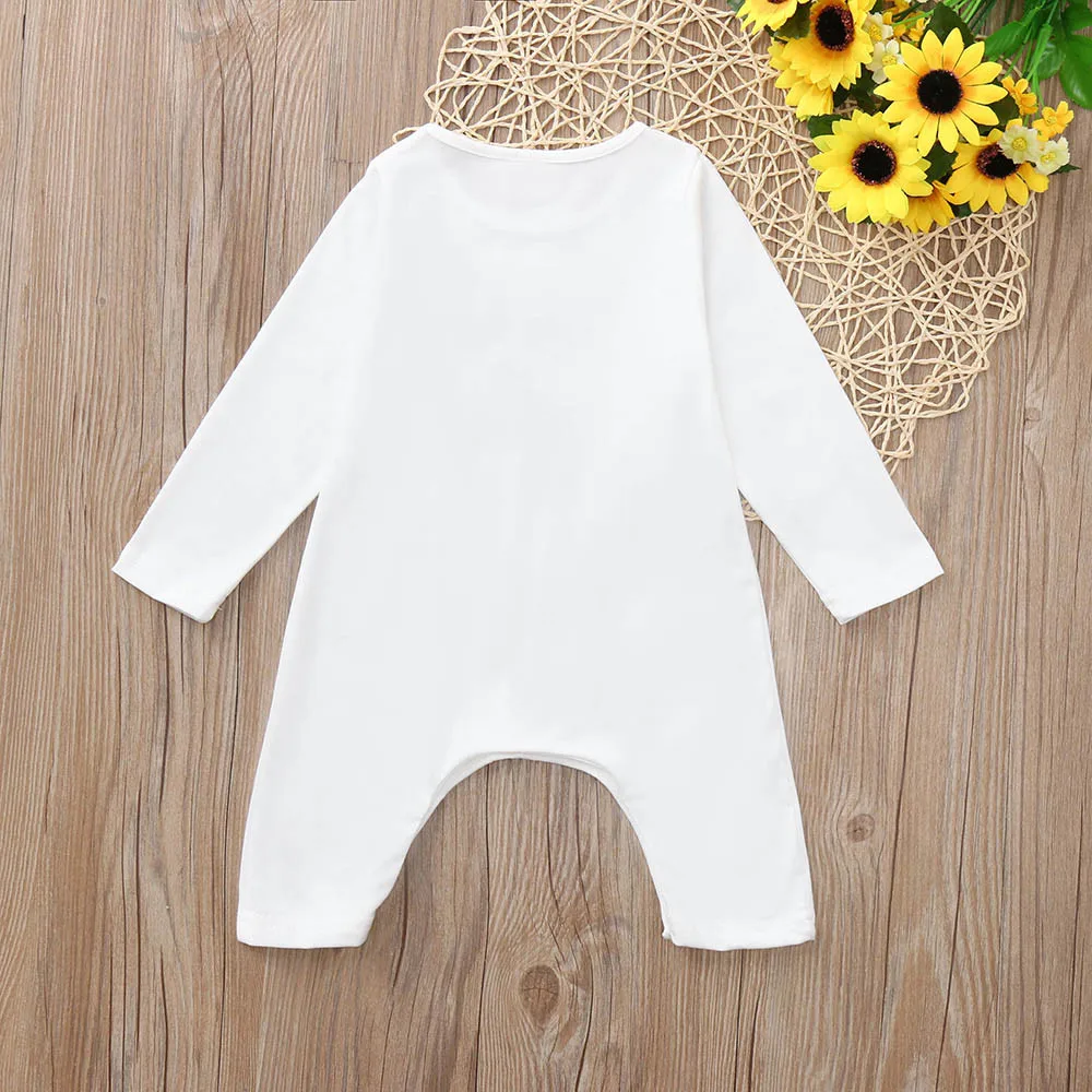 Весенне осенние детские комбинезоны Одежда для малышей Хлопковая одежда с