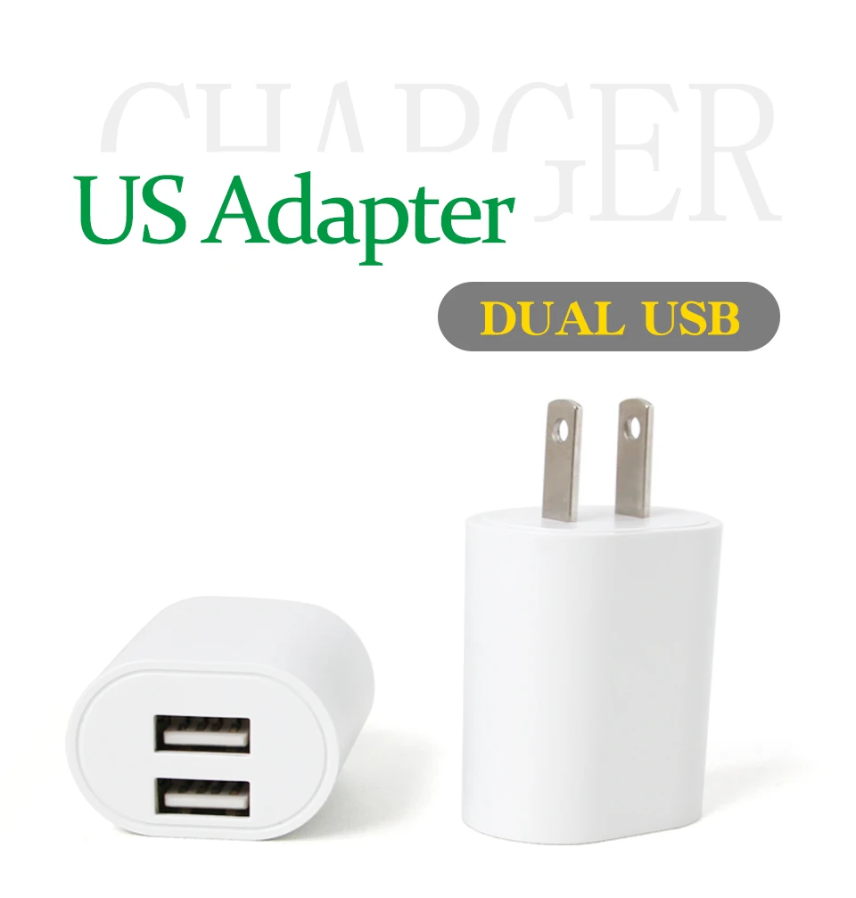 1 шт. США адаптер 5V2. 1A двойной USB зарядное устройство для смартфонов зарядки AC/DC адаптер путешествия в Японии Таиланд Канада Мексика