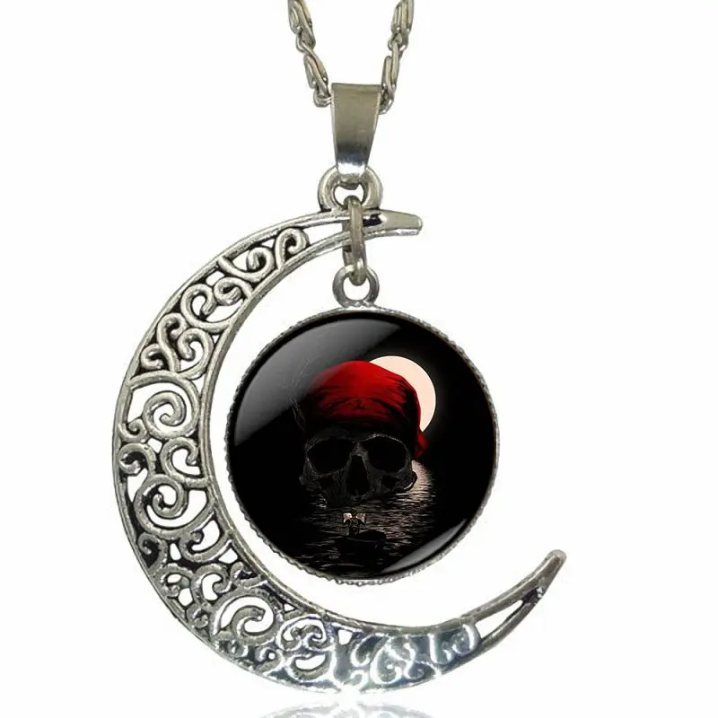 Дизайнерское модное ожерелье с подвеской в виде полумесяца для женщин Эффектное