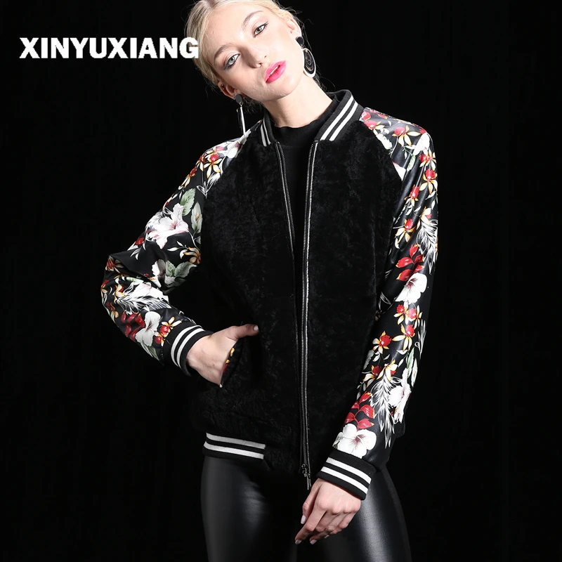 XINYUXIANG новинка 2017 натуральная овчина дубленка пальто для женщин зима кожа