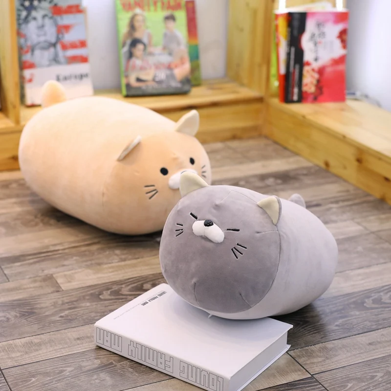 1pc Soft Cat Stuffed Animals Plush Toys Pillow Kawaii Appease Doll Gift Birthday Present Valentine's Day | Игрушки и хобби