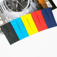 male and female rubber strap accessories 22mm and 24mm are suitable for breitling sports waterproof silicone black strap