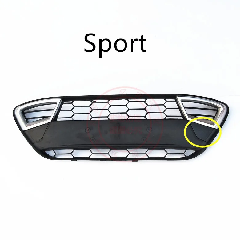 Передний бампер отделка Гонки Грили для Ford Fiesta 2009 10 11 2012 ADA019 - Цвет: Sport