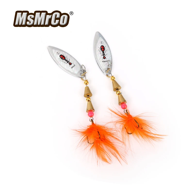 Msmrco 1 Цвет 4.3 см Металл VIB приманки сома Блесен искусственные River жесткий