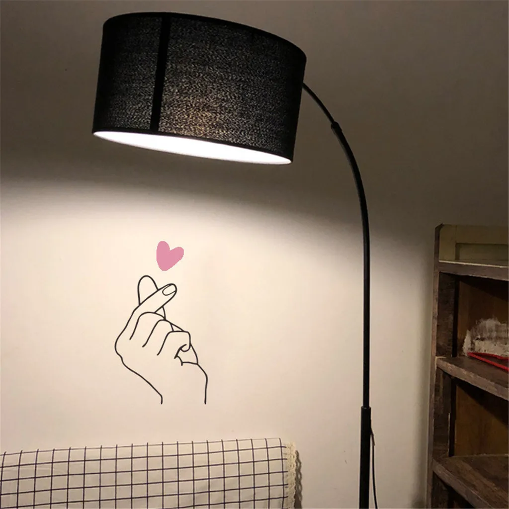 DIY Украшение дома креативные сетевые красные чем сердце жесты наклейки на стену