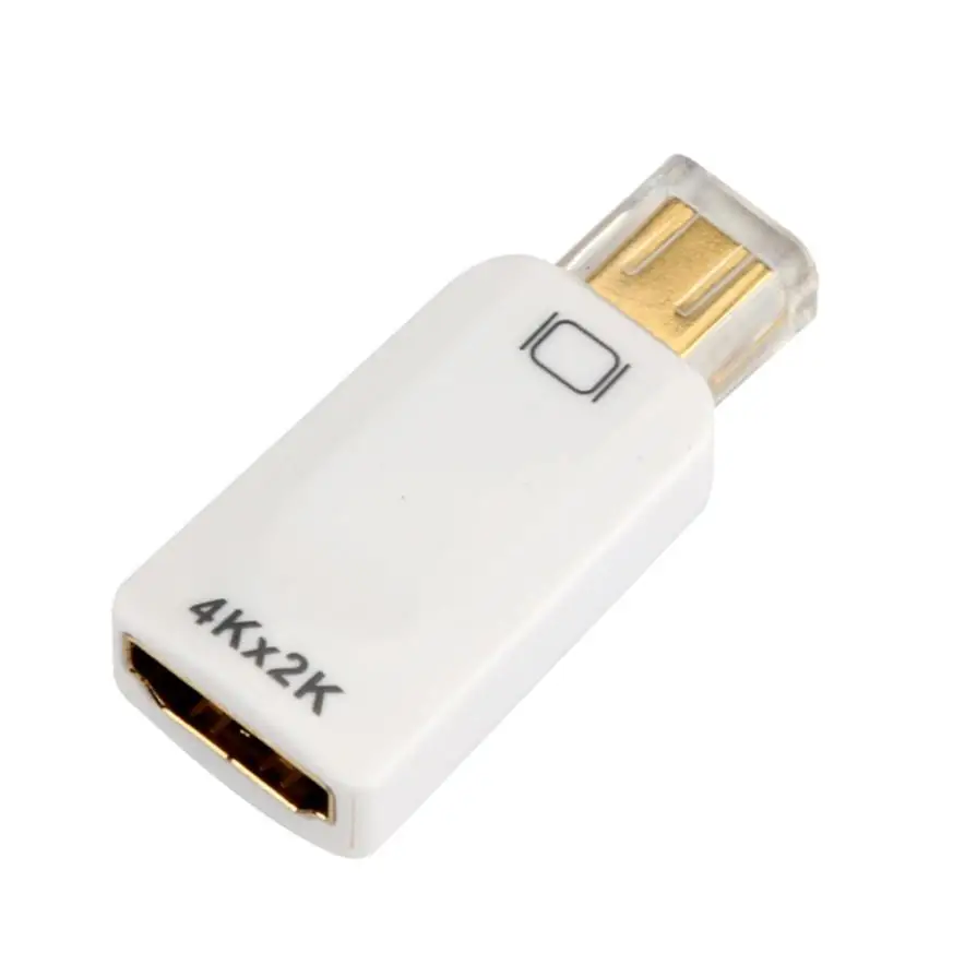 Мини-порт дисплея HL 2017 4K * 2K переходник штырь-гнездо HDMI порт Thunderbolt для Macbook Mac Air Pro