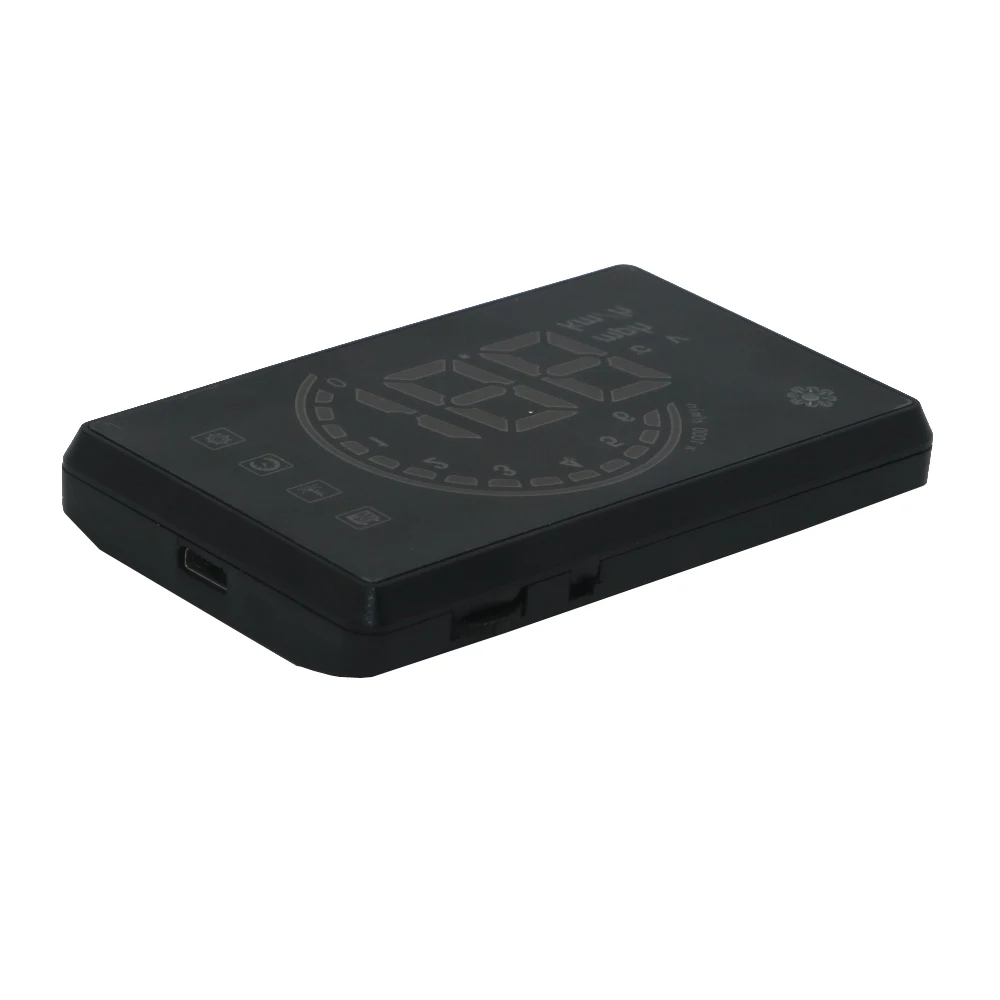 EANOP A08 HUD Head дисплей Автомобильный спидометр OBD II скоростной проектор для