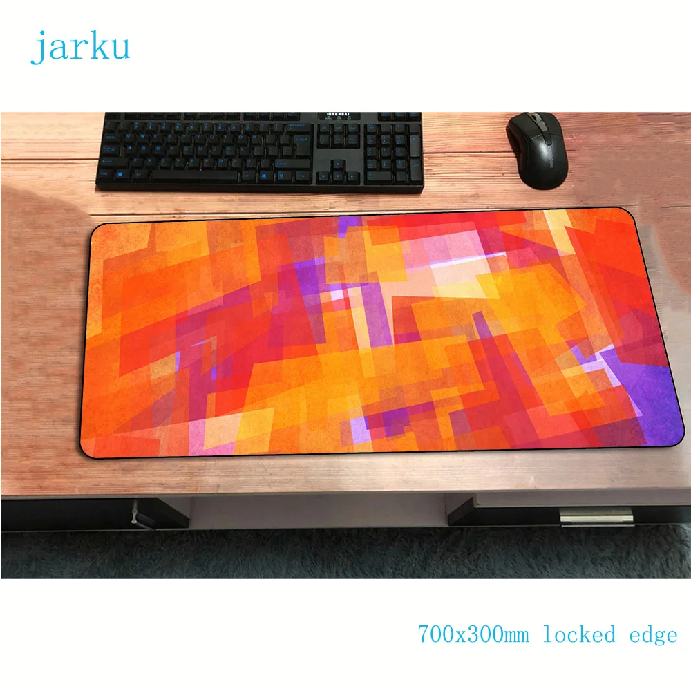 color red abstract mouse pad Fashion 700x300 gaming mousepad gamer mat HD pattern computer padmouse laptop play mats | Компьютеры и