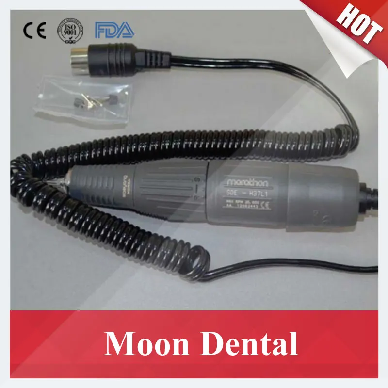 South Korea Saeyang Marathon3 Micromotor Polisher with 35000RPM Handpiece H37L1 for Polishing Dentures/Jade/Glass/Wood |