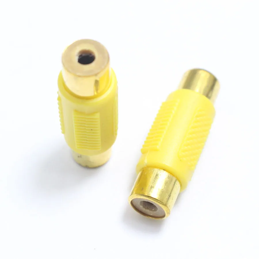 2 шт./лот RCA Мама-мама разъем позолоченный удлинитель AV Audio | Обустройство дома