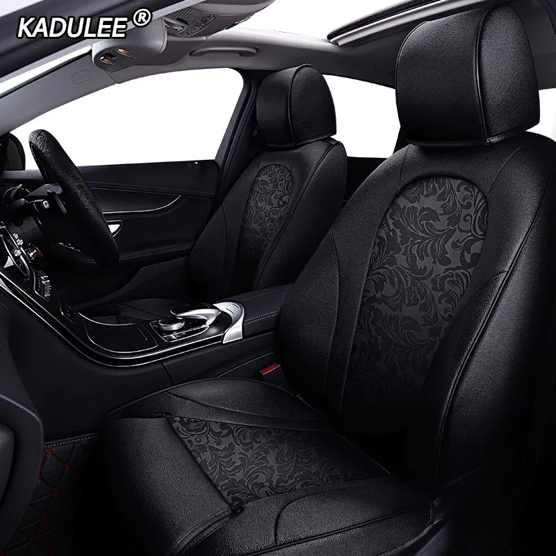 black Kadulee сделать изготовленный на заказ ткань сиденья для GreatWall HAVAL H5 H6 H1 H2 H3 H8 H9 H7 H2s M6 F5 H4 F7 чехлы на сиденья - Название цвета: black