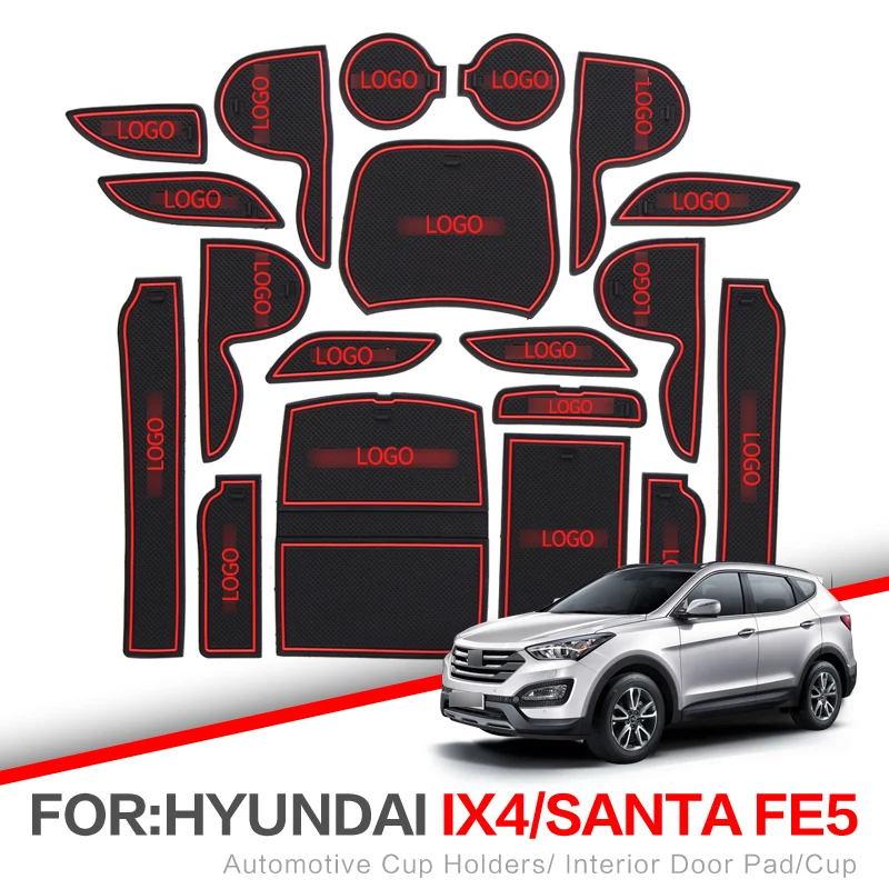 Коврики ZUNDUO для Hyundai Santa Fe 2013 2018 IX45 DM коврики дверей и подстаканников пылезащитные