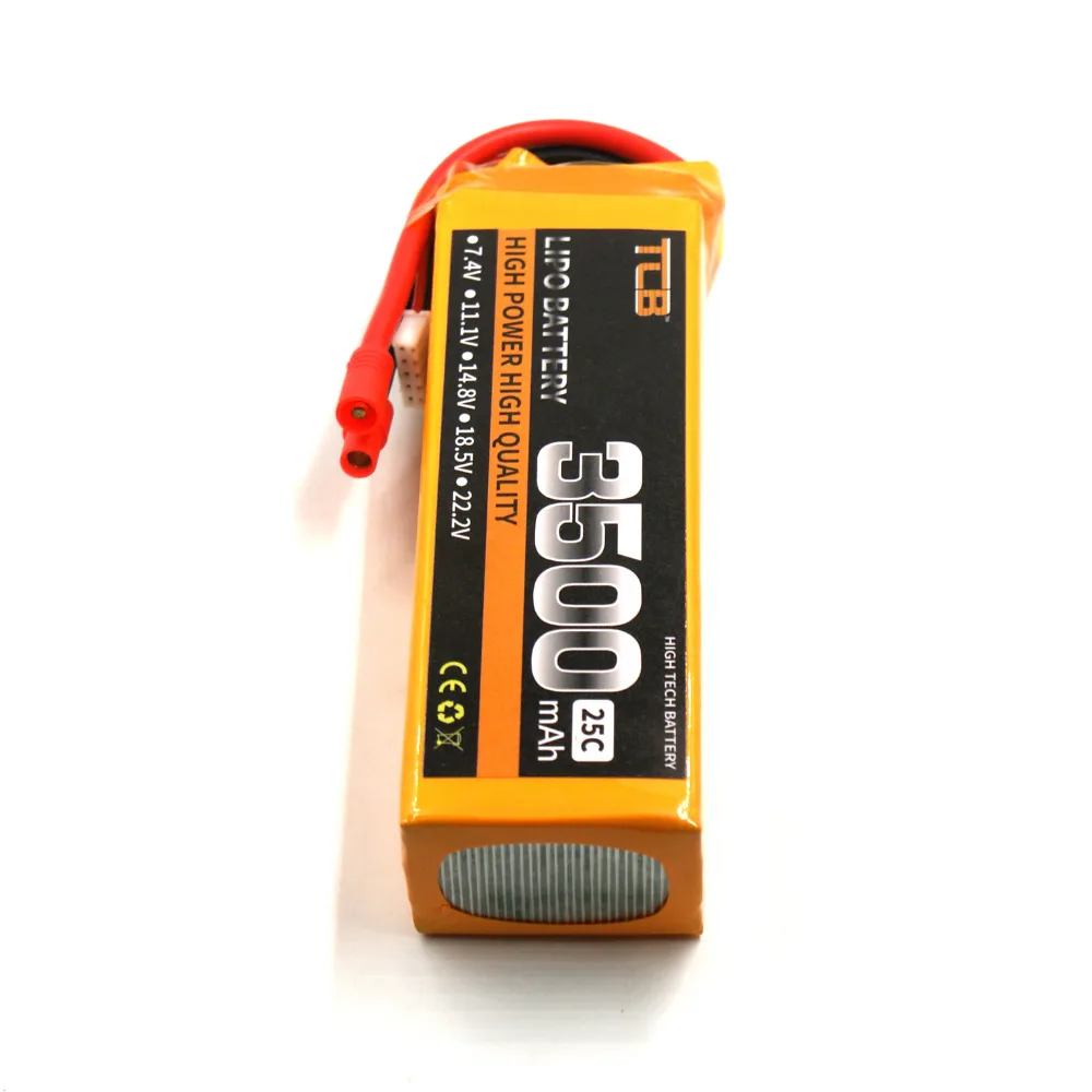 Аккумулятор TCB lipo 14 8 v 3500mAh 25C 4s RC самолет cell AKKU вертолет Дрон Бесплатная