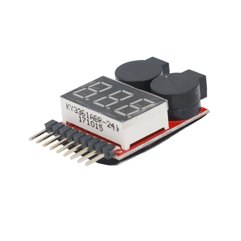 10 шт. светодиодный измеритель напряжения 2 в 1 RC Lipo батарея низкий индикатор