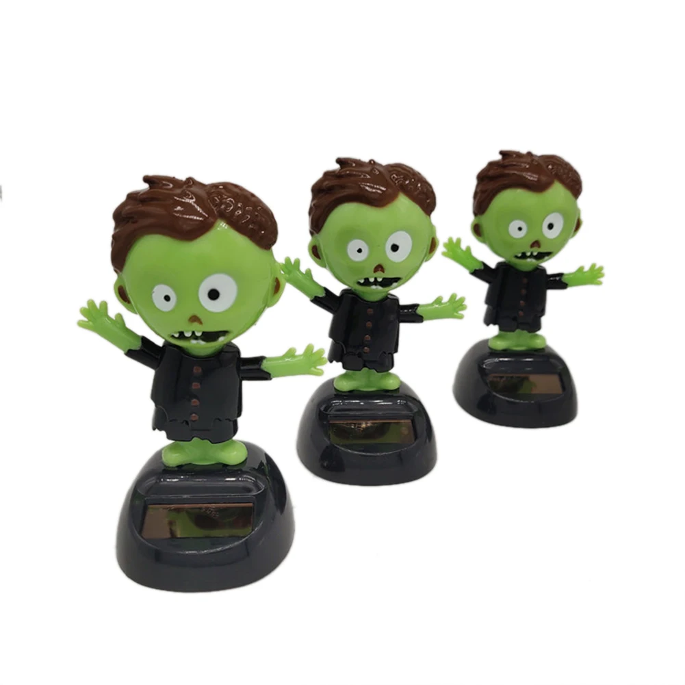 Автомобиль украшения Хэллоуин Shook голова куклы солнечные Bobble танцор автомобили аксессуары для интерьера приборной панели автомобиля Декор Игрушки