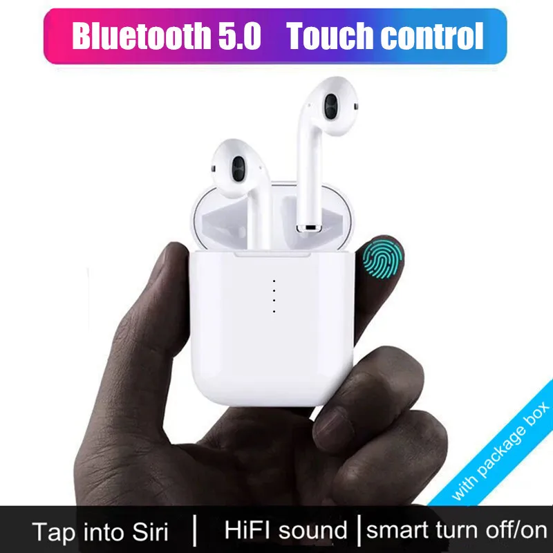 CALETOP i10 TWS наушники Bluetooth 5 0 Беспроводные с сенсорным управлением 1:1 громкой связи