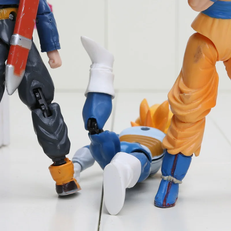 6 шт./компл. аниме Совместное подвижный сын пикколо Гохан Trunks Vegetto сотовый
