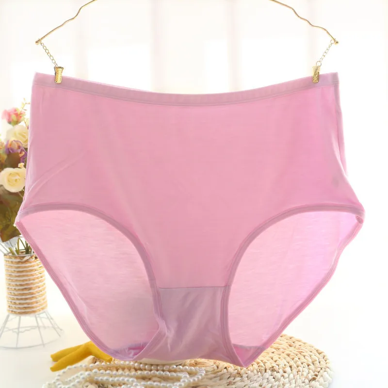 Новое поступление мягкие тонкие трусы большого размера плюс 7XL с высокой талией