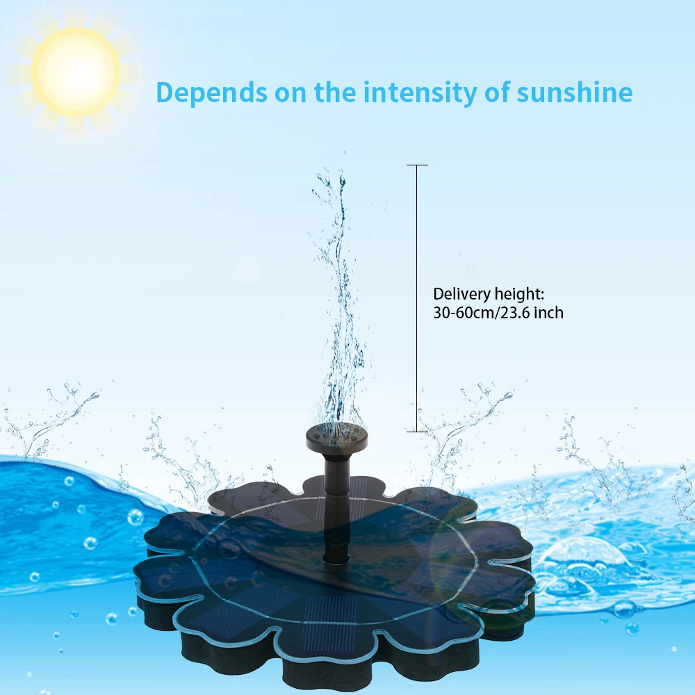 Бесщеточный Водяной насос на солнечной батарее для фонтана маленького типа