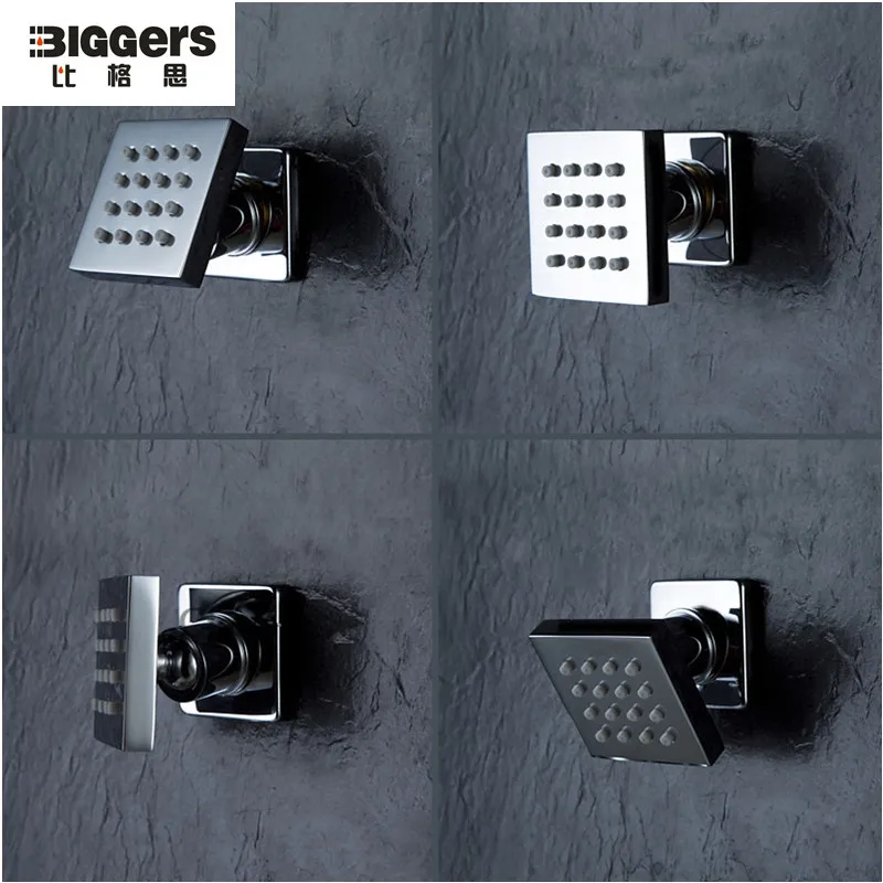 Бесплатная Доставка 2 дюймов хромированная отделка Поворотный медная Душевая