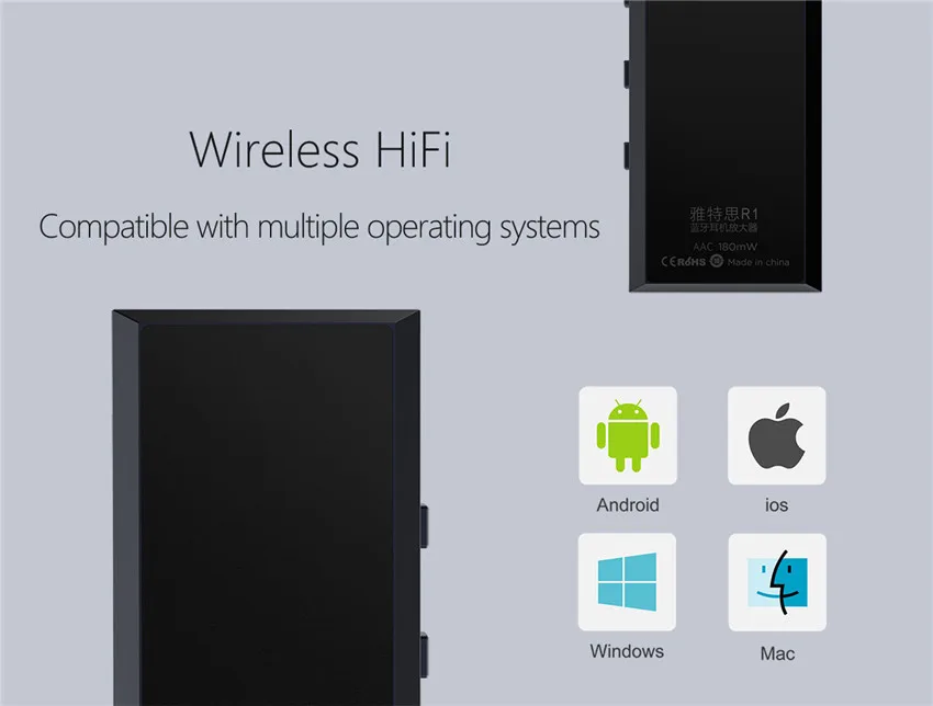 ARTEXTREME Портативный HIFI bluetooth беспроводной усилитель для наушников bluetooth приемник AUX портативный усилитель для IOS Android