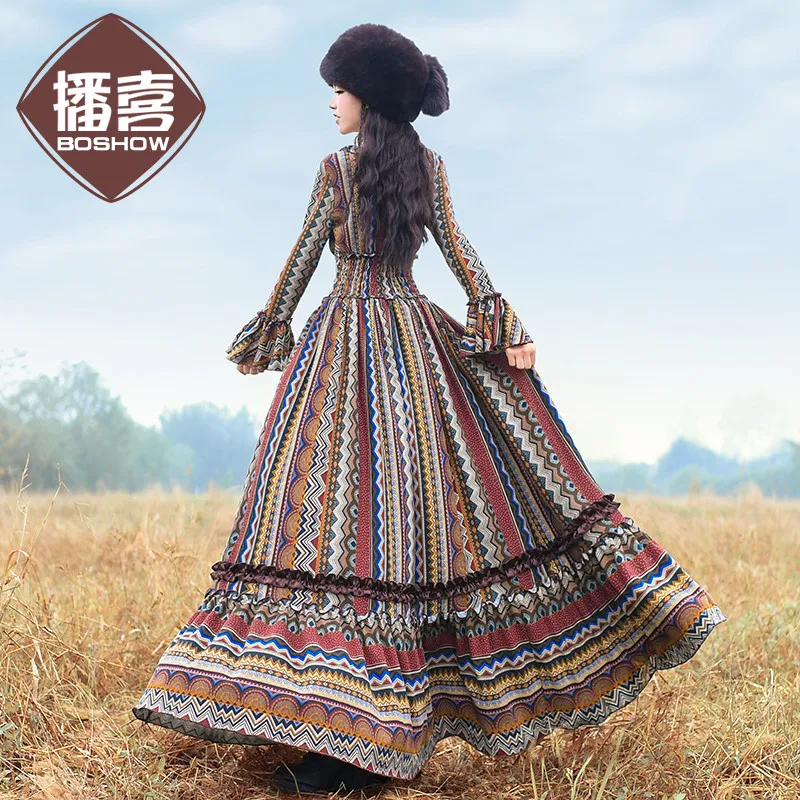 Бесплатная доставка 2019 Новая мода Boshow Осень и весна женское богемное
