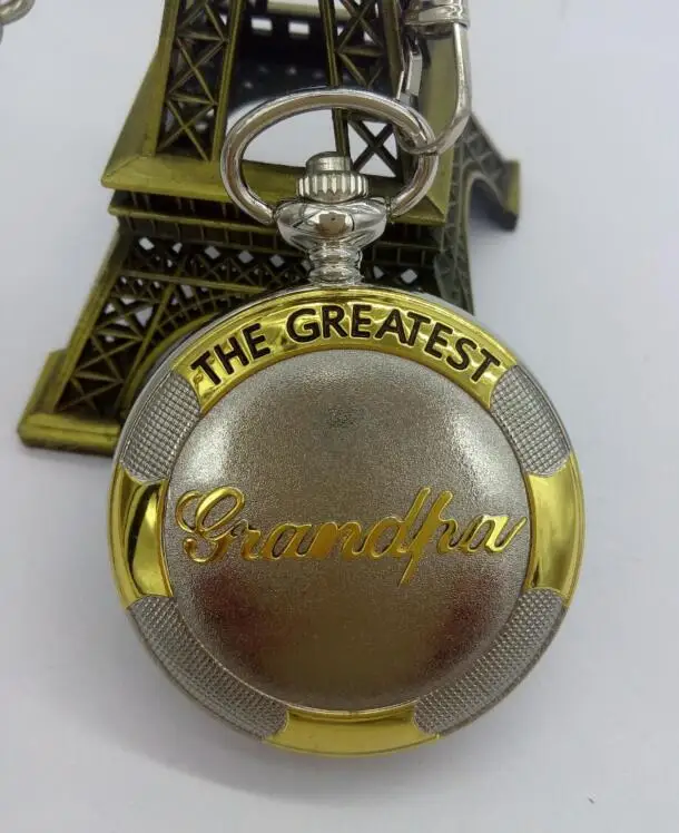 

The greatest Vintage White steel Golden words Flip с римскими цифрами