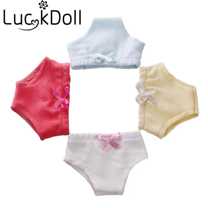 Трусики Luckdoll разные цвета подходят для американских кукол 18 дюймов и 43 см лучший