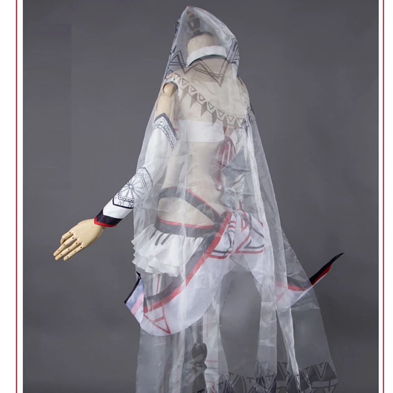 Fate grand order saber Attila Etzel Косплей Костюм женский сексуальный костюм топ-труба юбка