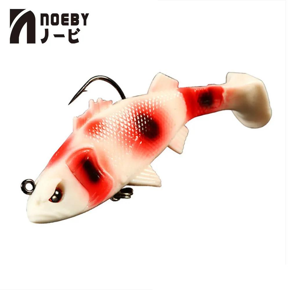 NOEBY приманки рыболовные снасти 5561N 6 5 см/8g 9 см/20 г одна Т хвост искусственная