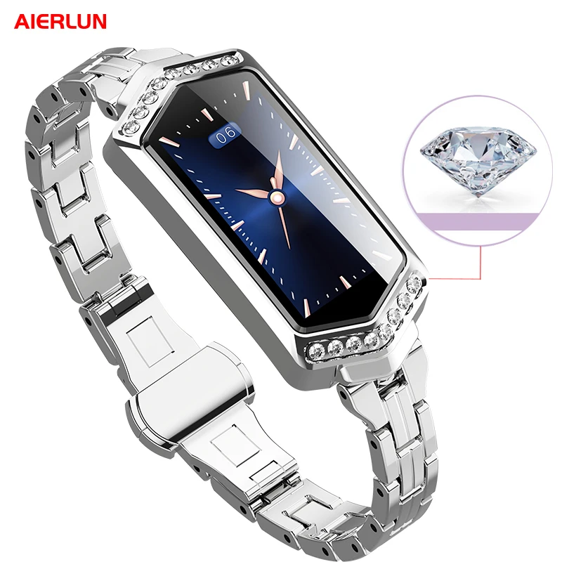 Aierlun IP68 женские умные часы фитнес браслет трекер активности монитор сердечного