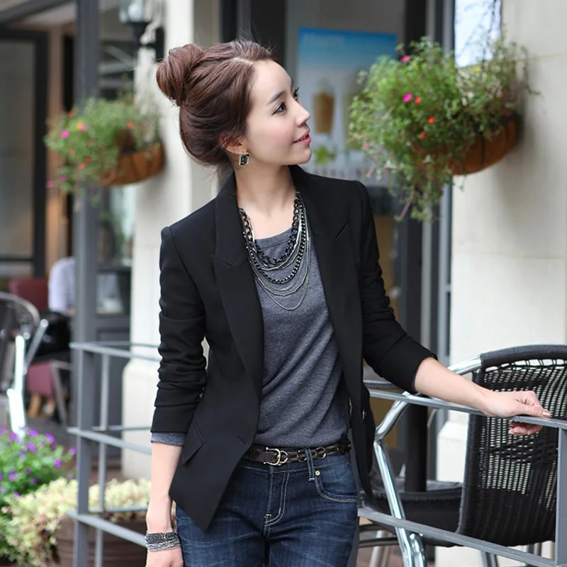 Весенний женский Блейзер 2017 женская верхняя одежда дизайнерская облегающий