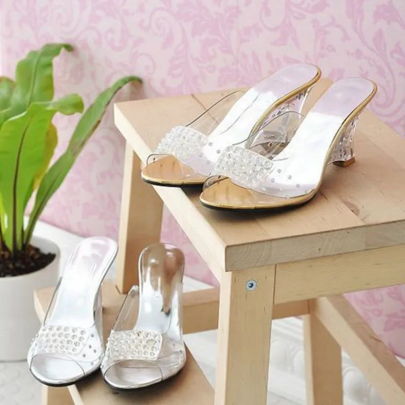 ZALAVOR Size 30-43 New Summer Sandals Women Peep Open Toe Wedge Slip On Sweet Jelly Shoes Woman For Lady | Обувь