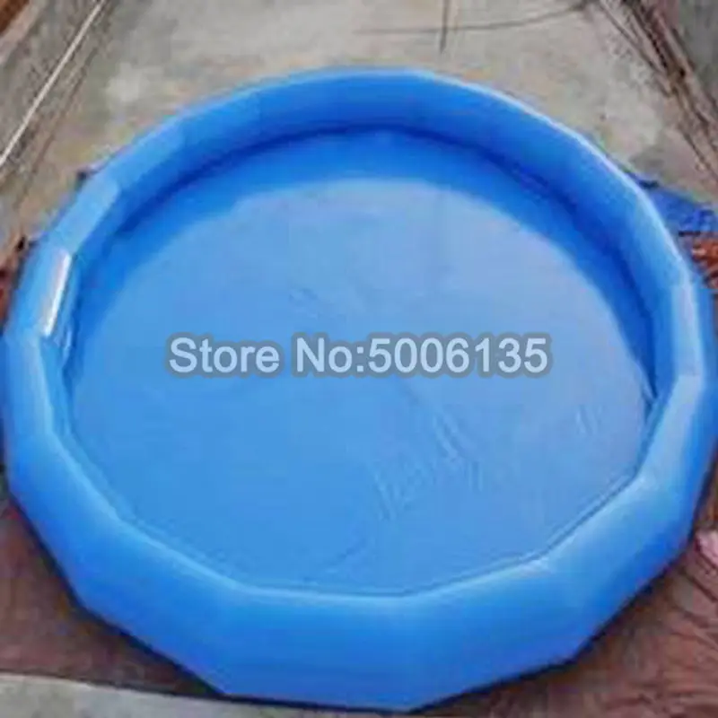 5x5m 0.9mm pvc tarpaulin outdoor rubber family adult plastic inflatable swimming pool,folding above ground swimming pool
